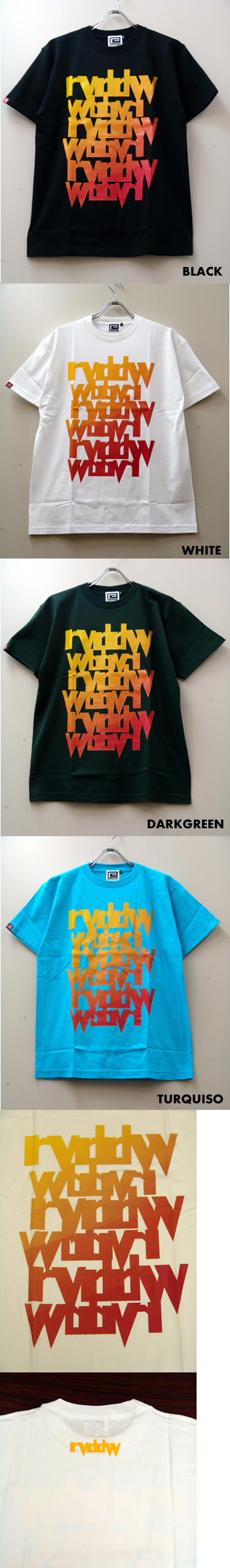 RAINBOW TEXT rvddw TEE